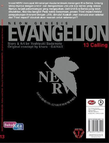Cover Belakang Buku Neon Genesis Evangelion 13