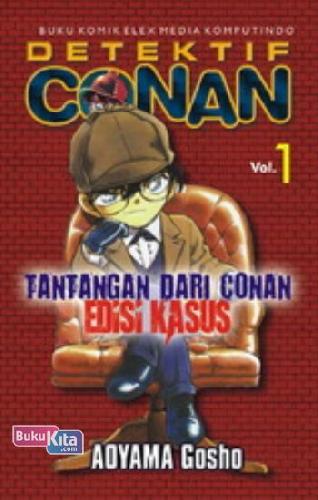 Cover Buku Tantangan dari Conan 1 (Edisi Kasus)