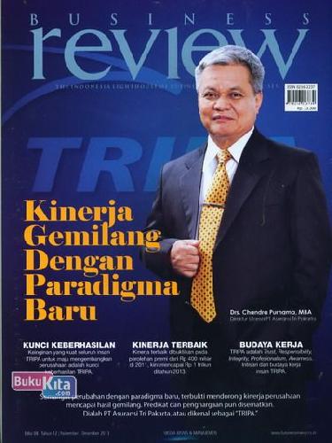 Cover Buku Majalah Business Review Edisi 08 | November-Desember 2013