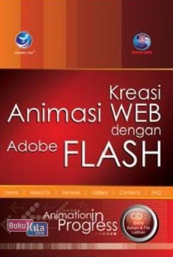 Cover Buku Kreasi Animasi Web Dengan Adobe Flash