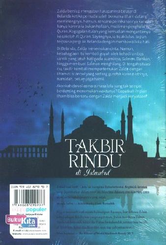 Cover Belakang Buku Takbir Rindu di Istanbul