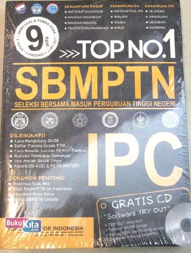 Cover Buku Top No. 1 SBMPTN IPC (cover Hitam) (Promo Best Book)