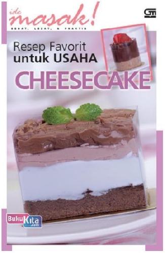 Cover Buku Resep Favorit untuk Usaha: Cheese Cake
