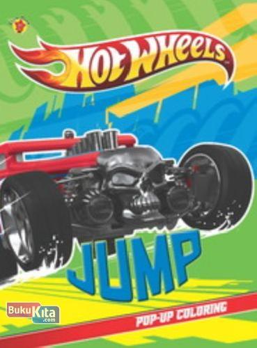 Cover Buku Pop Up Coloring Hot Wheels - Jump