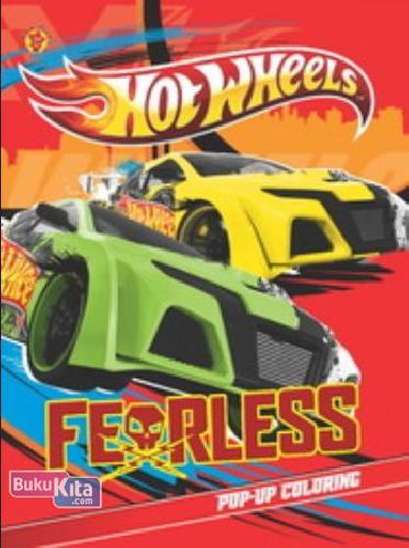 Cover Buku Pop Up Coloring Hot Wheels - Fearless