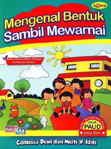 Cover Buku Mengenal Bentuk Sambil Mewarnai (Promo Luxima)