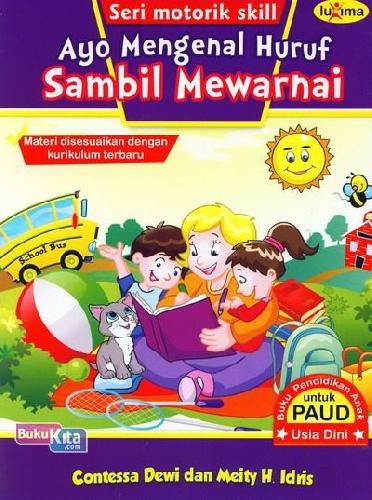 Cover Buku Ayo Mengenal Huruf Sambil Mewarnai (Promo Luxima)