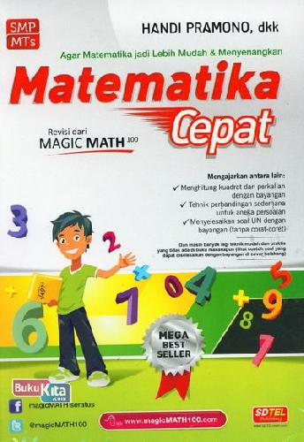 Cover Buku Matematika Cepat Revisi Magic Math 100 SMP/MTS