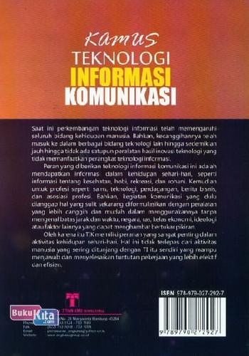 Cover Belakang Buku Kamus Teknologi Informasi Komunikasi (Kamus Bergambar)