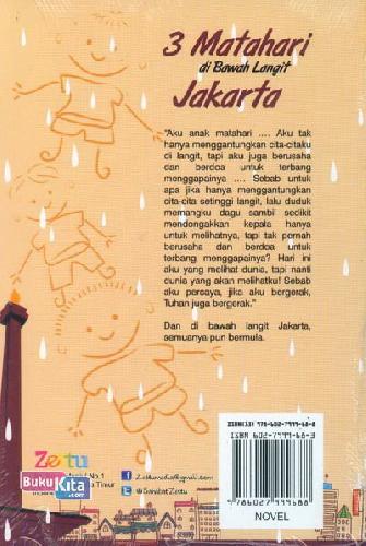 Cover Belakang Buku 3 Matahari di Bawah Langit Jakarta