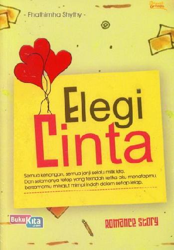 Cover Buku Elegi Cinta