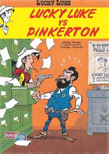 Cover Buku LC: Lucky Luke versus Pinkerton