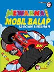 Cover Buku Mewarnai Mobil Balap Jagoan Lintasan