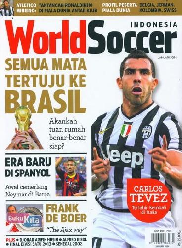 Cover Buku Majalah World Soccer Edisi Januari 2014