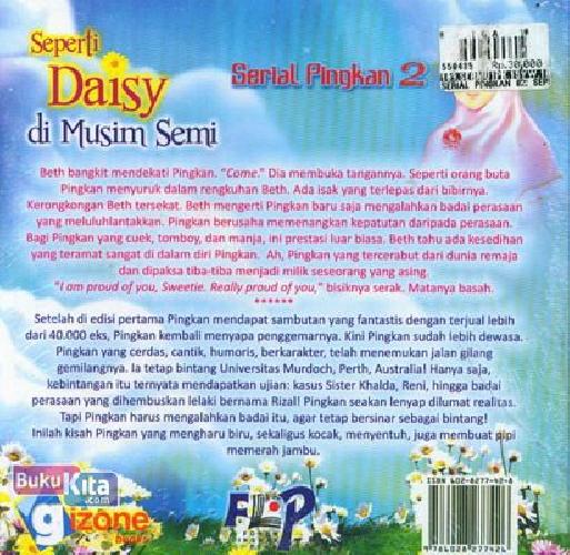 Cover Belakang Buku Serial Pingkan 2: Seperti Daisy di Musim Semi (IndivaDisc40%)