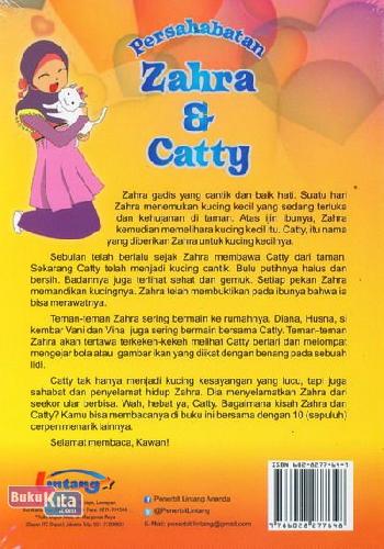 Cover Belakang Buku PECI: Persahabatan Zahra & Catty