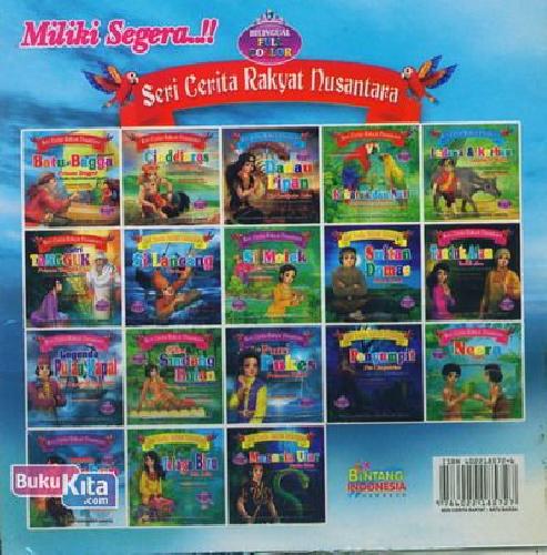 Cover Belakang Buku Telaga Biru - Blue Lake (Bilingual+Full Color)