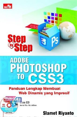 Cover Buku Step By Step Adobe Photoshop to CSS3