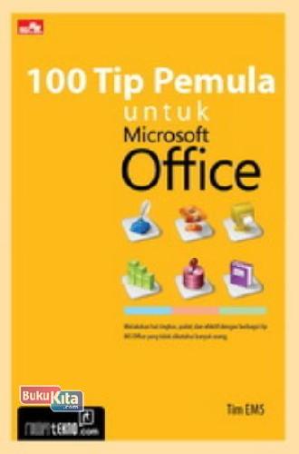 Cover Buku 100 Tip Pemula untuk Microsoft Office