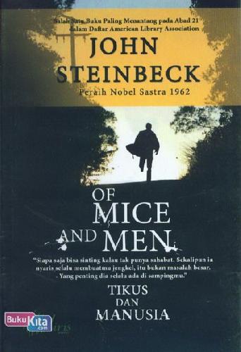 Cover Buku Of Mice And Men (Cover Baru)