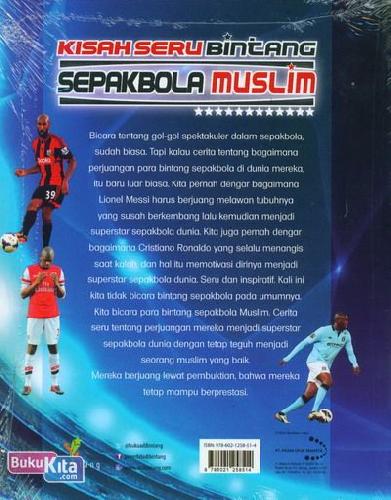 Cover Belakang Buku Kisah Seru Bintang Sepak Bola Muslim