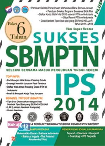 Cover Buku Sukses SBMPTN IPS 2014 (PAKET 6 Tahun)