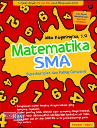 Cover Buku Matematika SMA Superkomplet dan Paling Gampang