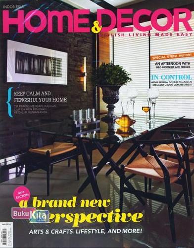 Cover Buku Majalah Home & Decor - Januari 2014