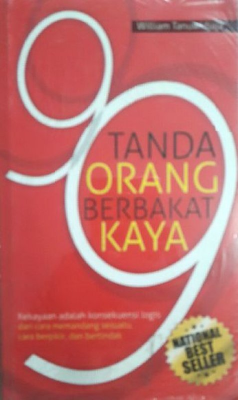 Cover Buku 99 Tanda Orang Berbakat Kaya (Ed. National Best Seller)