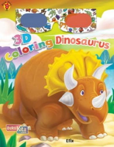 Cover Buku 3D Coloring: Dinosaurus