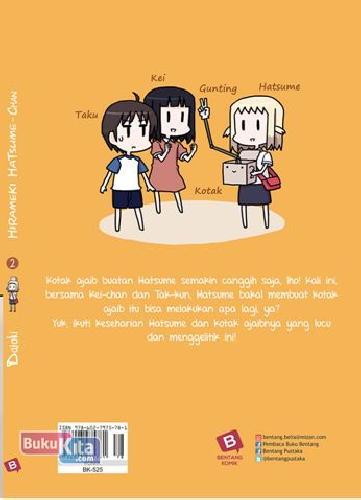 Cover Belakang Buku Hirameki Hatsume-Chan 2