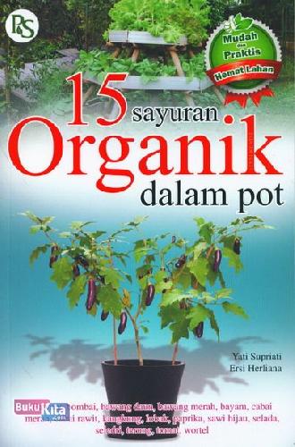 Cover Buku 15 Sayuran Organik dalam Pot