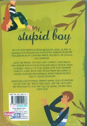 Cover Belakang Buku My Stupid Boy 