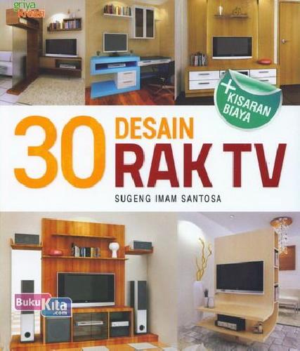 Cover Buku 30 Desain Rak TV