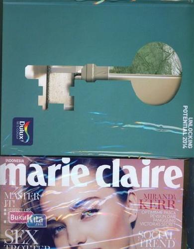 Cover Belakang Buku Majalah Marie Claire Indonesia Edisi 46 - Januari 2014 REG