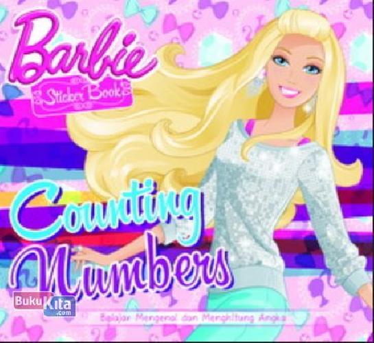 Cover Buku Barbie Sticker Book: Counting Numbers