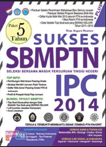 Cover Buku Sukses SBMPTN IPC 2014