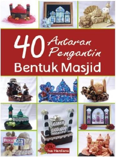 Cover Buku Antaran Pengantin Bentuk Masjid