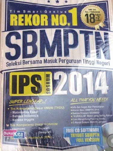 Cover Buku REKOR NO.1 SBMPTN IPS 2014