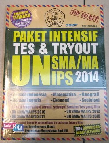 Cover Buku PAKET INTENSIF TES & TRYOUT UN SMA/MA IPS 2014