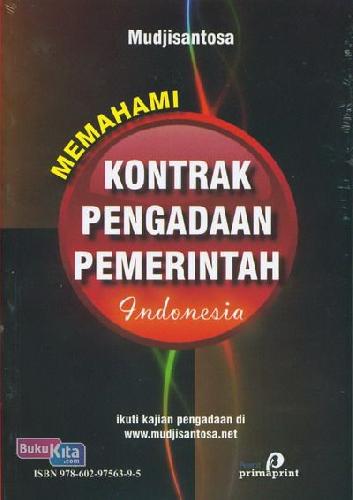 Cover Buku Memahami Kontrak Pengadaan Pemerintah Indonesia