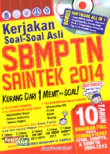 Cover Buku Kerjakan Soal-soal Asli SBMPTN SAINTEK 2014 + CD