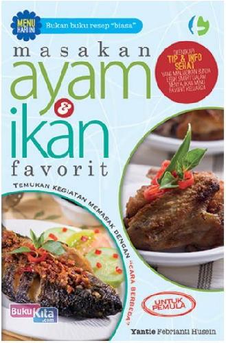 Cover Buku Masakan Ayam & Ikan Favorit