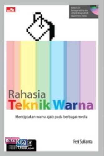 Cover Buku Rahasia Teknik Warna + CD