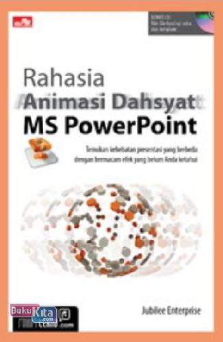 Cover Buku Rahasia Animasi Dahsyat MS PowerPoint + CD