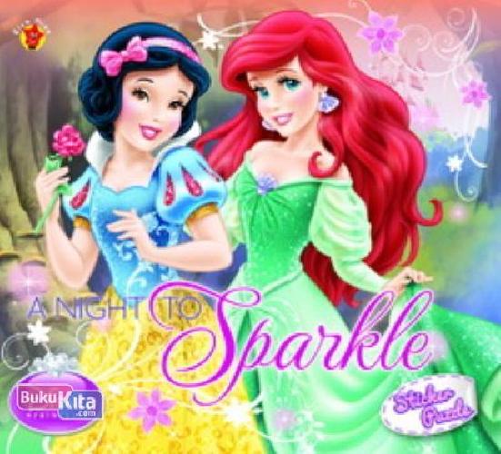 Cover Buku Princess Sticker Puzzle 3 - A Night to Sparkle