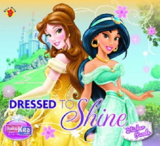 Cover Buku Princess Sticker Puzzle 2 - Dressed to Shine