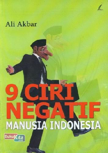 Cover Buku 9 Ciri Negatif Manusia Indonesia