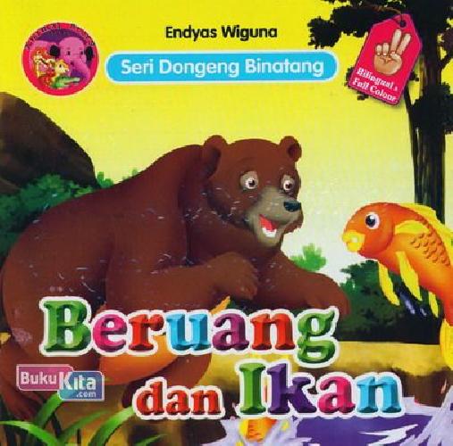 Cover Buku Beruang dan Ikan (Bilingual+Full Colour)
