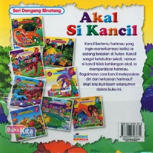Cover Belakang Buku Akal Si Kancil (Bilingual+Full Colour)